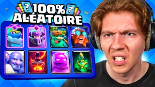 Je TENTE DE GAGNER avec des decks 100% ALÉATOIRES !!!