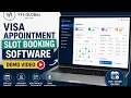 VFS global visa appointment slot booking automation software VFSGlobalOfficial