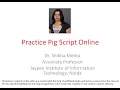 Practice PIG Script Execution Online