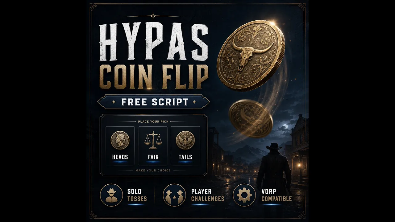 Hypa's Coinflip - (RedM, VORP)  *FREE*