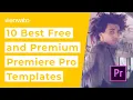 10 Best Free and Premium Premiere Pro Templates 2020