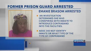 Former prison guard accused of bringing contraband into facility
