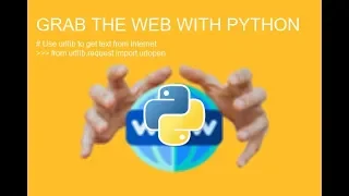 Grab content from the Web with Python and urllib