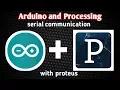 Processing IDE with Arduino and proteus interfacing