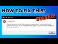 How to fix You can t access this shared folder because your organization s security policies block