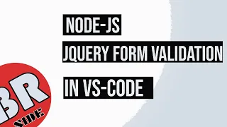 node js form validation Node JS client side Form Validation Node js Express User Form Validation