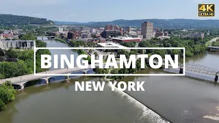 Binghamton New York - 4K Drone Tour
