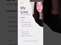 MY LOVE | Cover Thiên Thiên Lũng || #cover