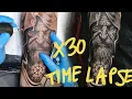 VIKING TATTOO TIME LAPSE X30