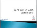 Switch Case Statements - Part-10
