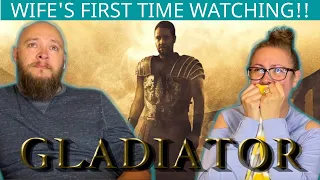 RE-UPLOAD - Gladiator (2000) | Wife's First Time Watching | Movie Reaction