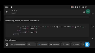 Python Program to Print the Pattern G