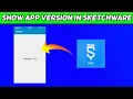 Sketchware Show App Version In Sketchware Tutorial RITESHXYT