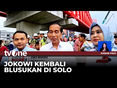 Jokowi Blusukan ke Proyek Rel KA di Simpang Joglo