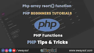 Php array rsort function Beginners Tutorials PHP Tutorials PHP Web Tutorials eWaySol