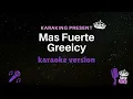 Greeicy - Mas Fuerte (Karaoke Version) | Instrumental + Lyrics | Original Key
