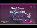 Modifiers in Solidity