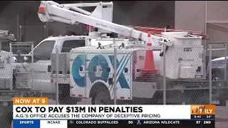 Cox Communications will pay 13M in penalties