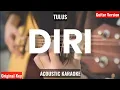Lagu Diri - TULUS (KARAOKE AKUSTIK) Instrumental+Lyrics