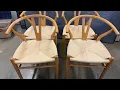 8-11-26 Estate Auction 4 Danish Modern Chairs bentwood
