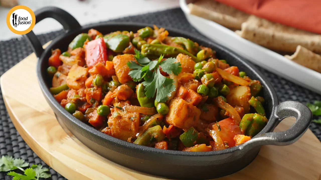 Vegetable Jalfrezi Recipe by Food Fusion