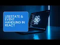 UseState Hook Event Handling Explained with Examples Lecture 4