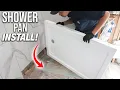 How To Install A Shower Pan Base And Drain Like A Pro For Beginners DIY