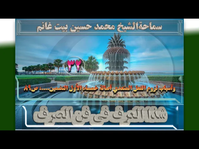 ⁣32 وأسباب لزوم الفعل المتعدي أصالة خمسة،الأول التضمین....،ص89-الأستاذ: سماحةالشیخ محمد حسین بیت غانم