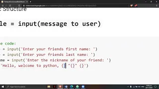 The Input Function and Math Module