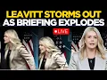 Download Lagu White House LIVE: Karoline Leavitt STORMS OUT of Press Briefing After Being Cornered | US News | USA