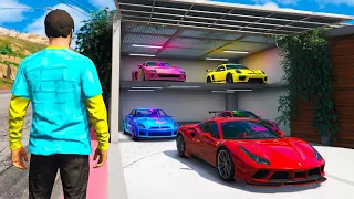 MELHOREI A GARAGEM SECRETA DO FRANKLIN no GTA 5