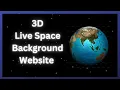Creating Dynamic 3D Space Warp Effect for your website Web 3D Graphics THREE Js Tutorial