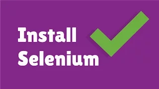 Install Selenium WebDriver with Python