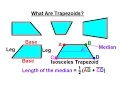 Geometry - Basic Terminology 15 of 34 What Are Trapezoids
