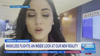 Maskless flights An inside look at our new reality Morning in America