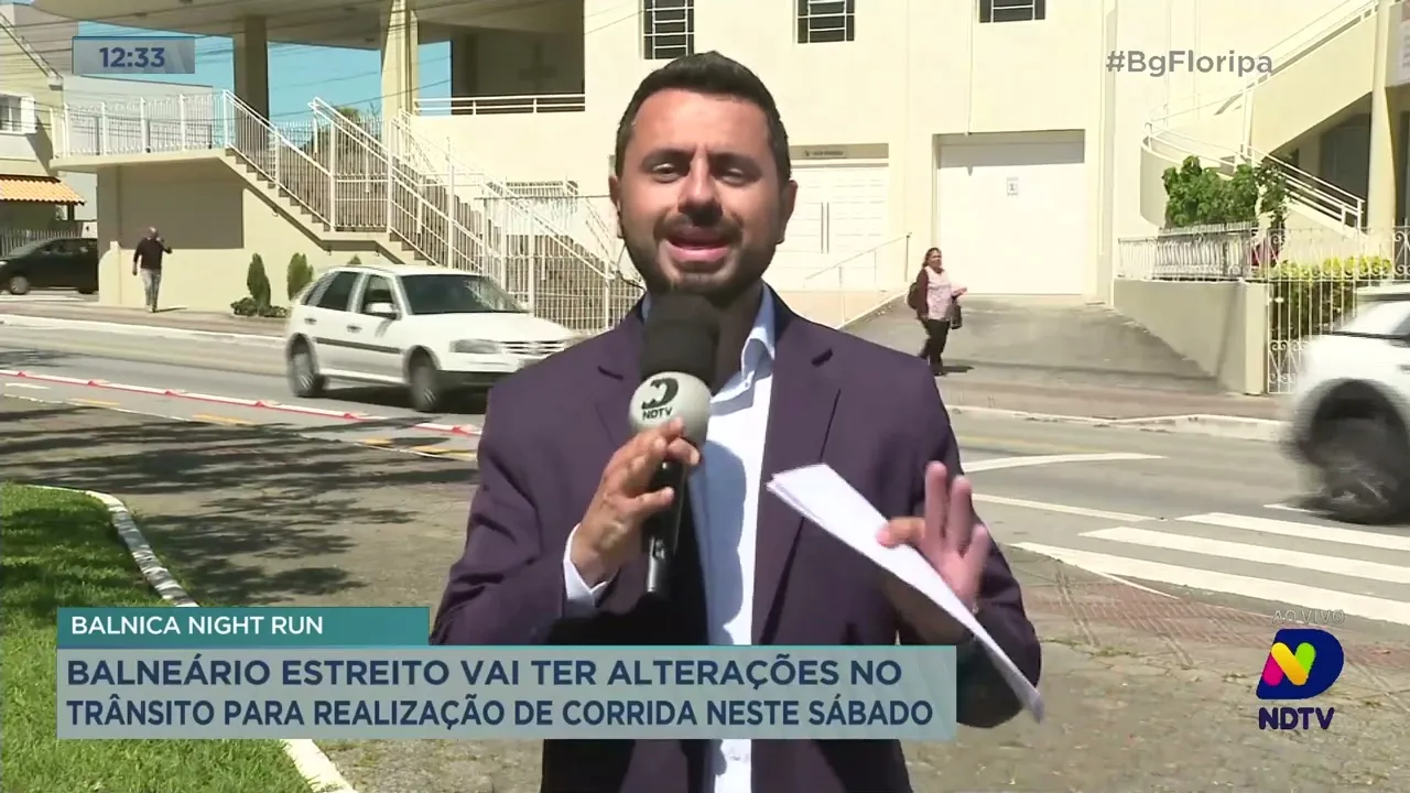 Balnica Night Run: Balneário Estreito tem alterações no trânsito para realização de corrida