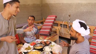 اضحك مع الحاج صديق البطيني نسف الأكل كله من زيدان 