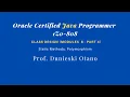 Oracle Certified Java Programmer 1Z0-808 Static Methods Polymorphism