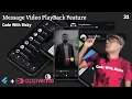 31 Flutter Chat Message Playback Tutorial with Chewie Dependency