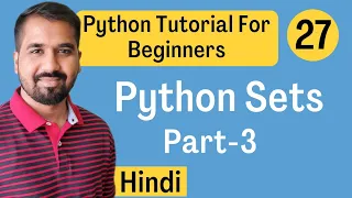 Python Sets Part-3 Explained in Hindi l Python Tutorial For Beginners