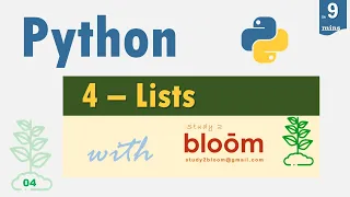 Python Lesson 4 - Lists
