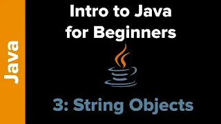 Basic Java 3 Strings