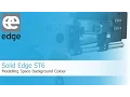 Solid Edge ST6 - Modeling Space Background Colour