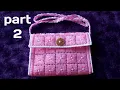 Lagu Plastic Canvas design part -2 || plastic Canvas Mini bag design👛|| Karishma's craft and art