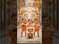Lagu adorable baby twins dancing with puppy 🐶 l cutest baby dance video 💕 l funny kids shorts