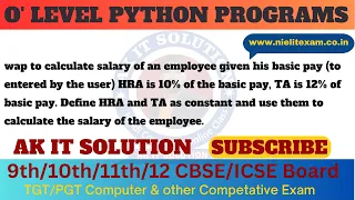 Calculate Salary of Employee in Python Calculate Payroll in Python TA DA HRA Basic Pay