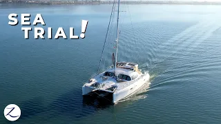 GET UR MOTOR RUNNIN’! Sea Trial on new Yanmar 110 engines (Ep 286)