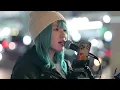 【 感動 】 魂の叫び？！撮影中涙が！  不言論 / BAK（cover） " ざらめ " 新宿路上ライブ 4K映像