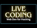 Day 3 learning web dev for hacking Live Coding