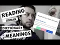 READING URBAN DICTIONARY MEANINGS
